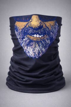 Sakallı Yüz Desenli Baf Buff – Çok Amaçlı Boyunluk