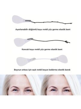 Yüz Kaş Göz Boyun Gerdirme Bantları ve Lastikleri (40 Adet)