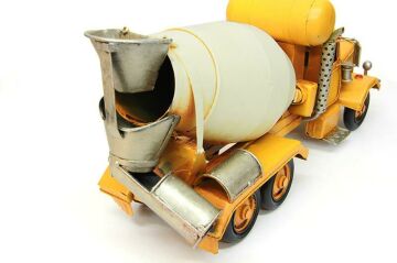 Dekoratif Metal Beton Mikseri Biblo Dekoratif Hediyelik