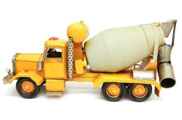 Dekoratif Metal Beton Mikseri Biblo Dekoratif Hediyelik