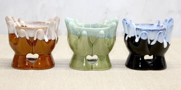 El Tasarımı seramik Buhurdanlık