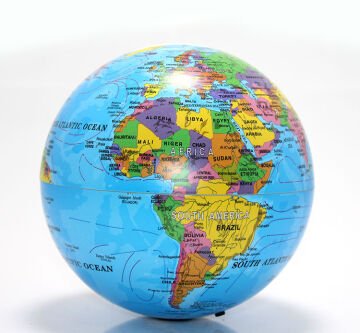 Masa Üstü Dönen Dünya Küre