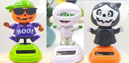 Güneş Enerjili Solar Sallanan Cadılar Bayramı Modelleri(Karışık)