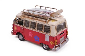 Dekoratif Metal Minibüs Çerçeveli Biblo Kumbaralı