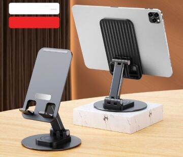 Katlanabilir Telefon Tutucu Stand Yuvarlak Tabanlı