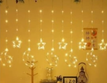 Ay Yıldız-Yıldız Perde Led