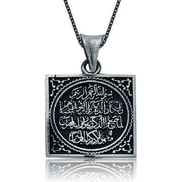 925 Ayar Gümüş Nazar Duası Kadın Gümüş Kolye