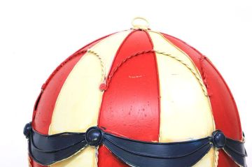 Dekoratif Metal Sıcak Hava Balonu Vintage Biblo Ev Ofis Hediyelik