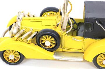 Dekoratif Metal Araba Vintage Biblo Ev Ofis Hediyelik