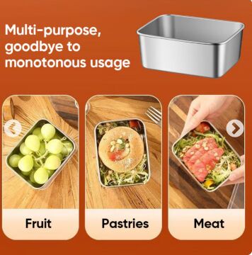 Paslanmaz Çelik Saklama Kabı