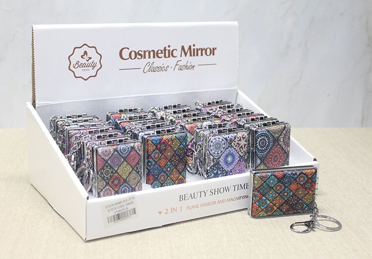 Taşlı El Aynası Anahtarlık