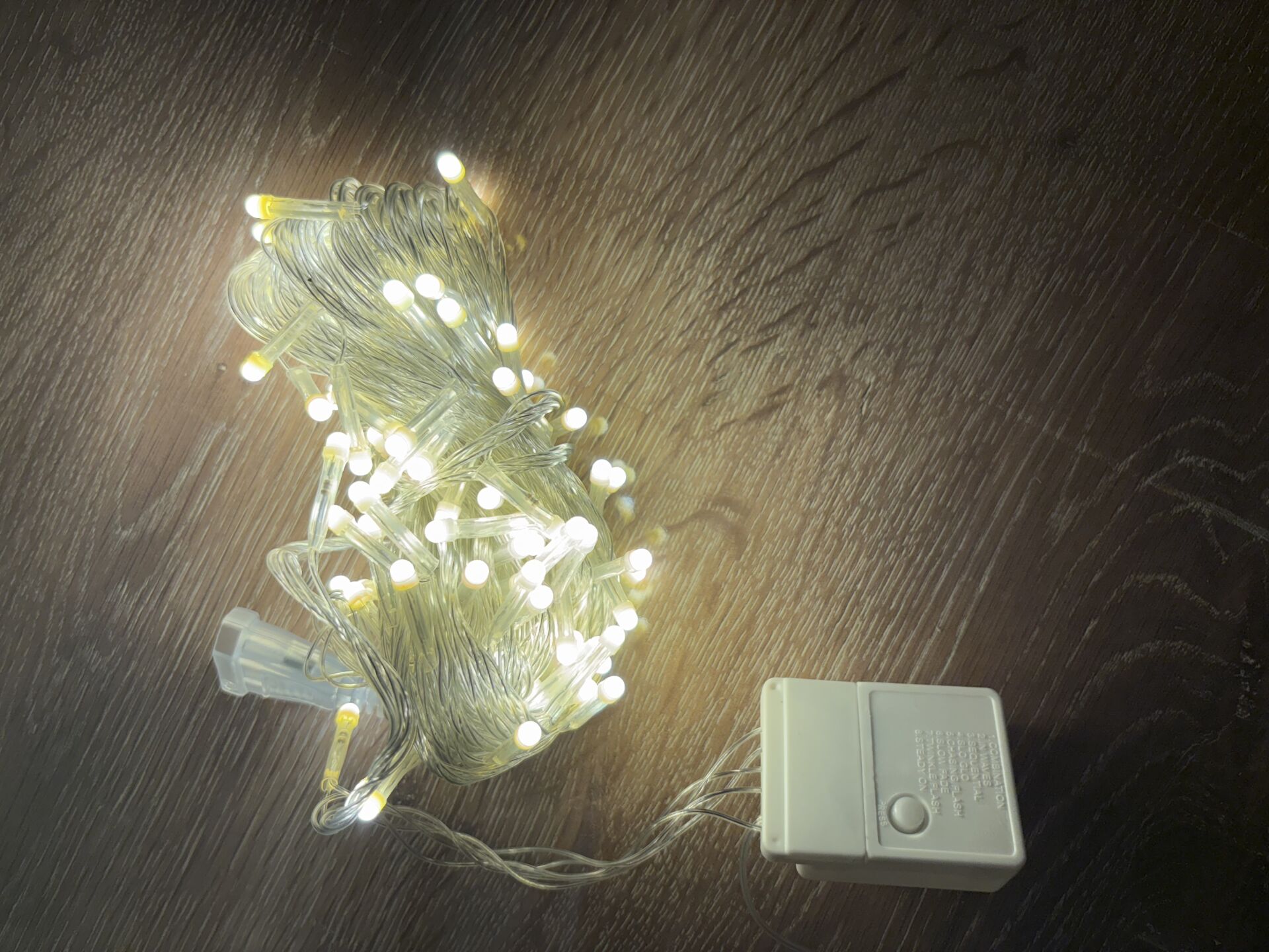 10m 100 Led Damla Uçlu Gün Işığı Şeffaf Kablo