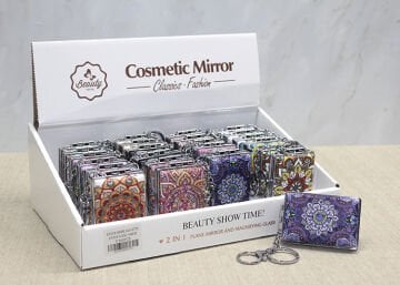 Taşlı El Aynası Anahtarlık