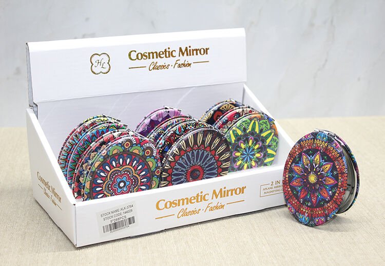 Taşlı El Aynası Oval İnce