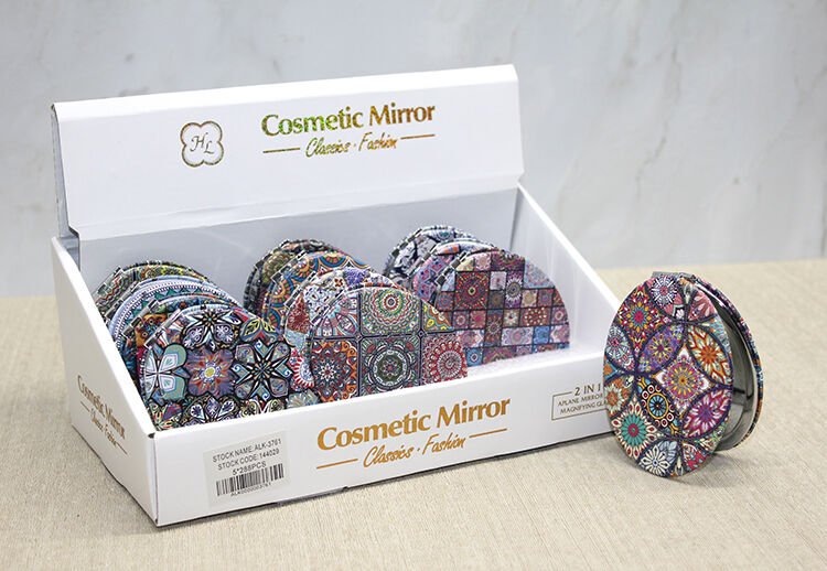 Taşlı El Aynası Oval İnce