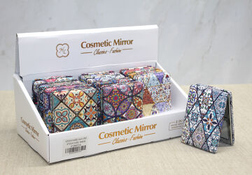Taşlı El Aynası Dikdörtgen Kalın