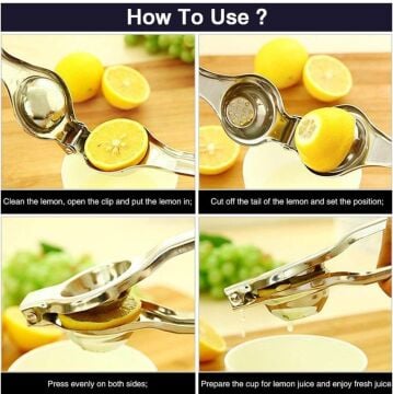 Paslanmaz Çelik Limon Sıkacağı