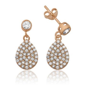 925 Ayar Gümüş Damla Küpe