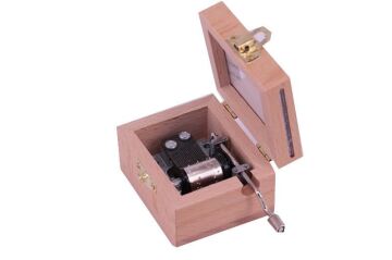 Müzik Kutusu Camlı Uzay Dekoratif Hediyelik