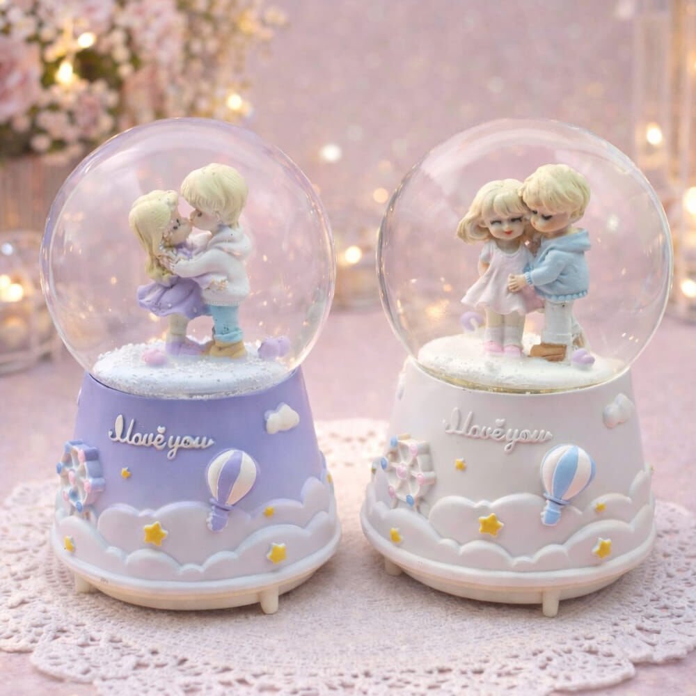 Büyük Boy Pilli Kar Küresi