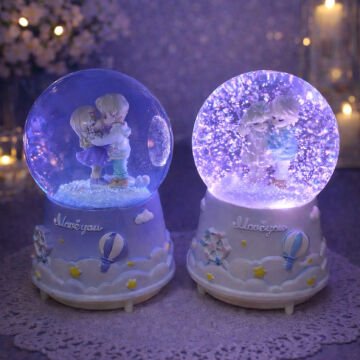 Büyük Boy Pilli Kar Küresi