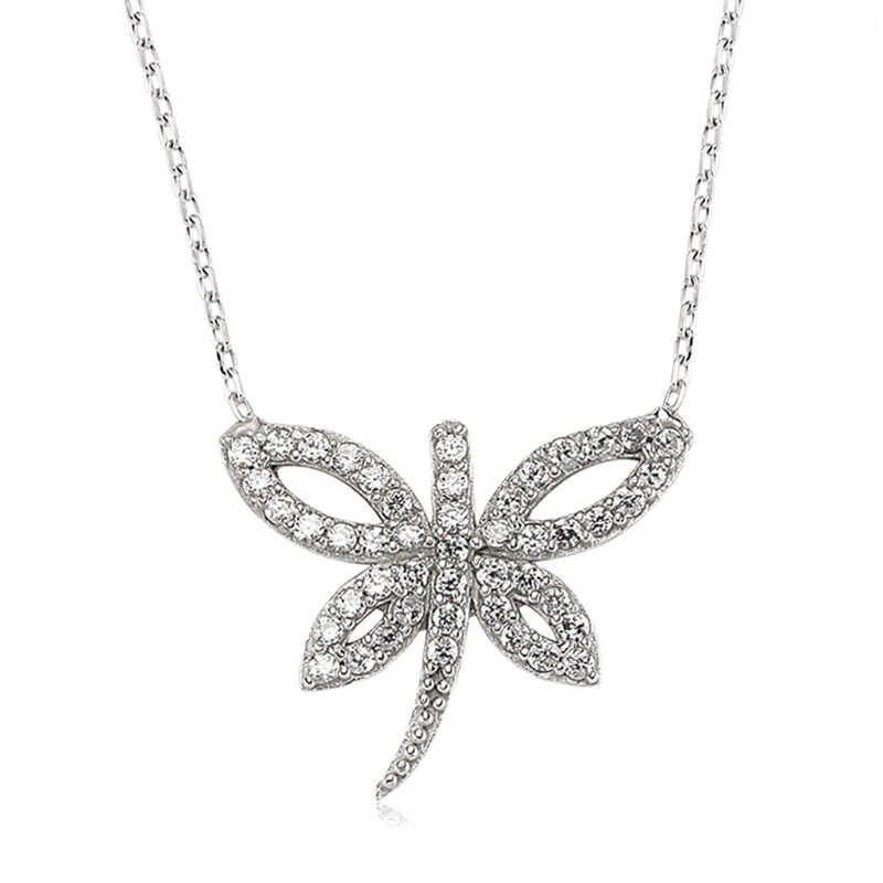 925 Ayar Gümüş Yusufçuk Kadın Gümüş Kolye