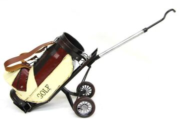 Dekoratif Metal Golf Arabası Golf Vintage Ev Ofis Dekoratif Hediyelik