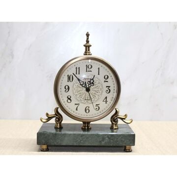 Altı Mermer Masa Üstü Saat