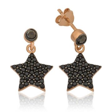 925 Ayar Gümüş Yıldız Küpe