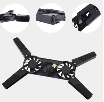 Katlanabilir Laptop Soğutucu 2 fanlı