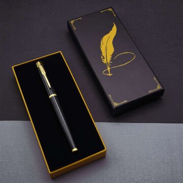 Metal Siyah Roller Kalem