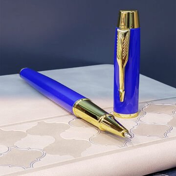 Öğretmenler Günü Hediyesi Kutulu Metal Mavi Kalem