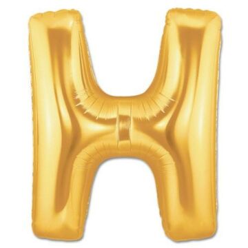 Parti AKsesuar H Harf Folyo Balon Altın Renk  40 inç