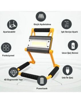 1300 Lümen Güçlü Aydınlatma