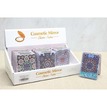 Mandala Desenli Hareketli Sulu El Aynası