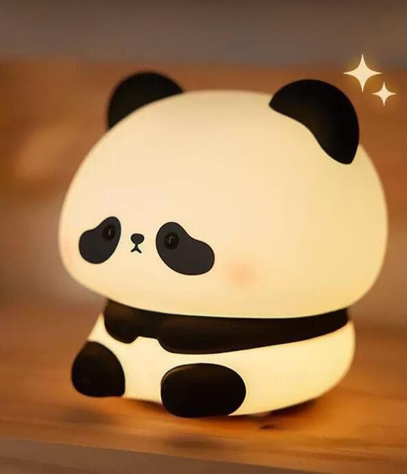 Panda Şekilli Renk Değiştirebilen Dokunmatik Gece Lambası