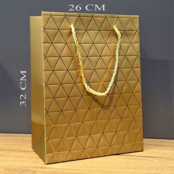 Büyük Boy Gold Hediye Çantası