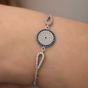 925 Ayar Gümüş Nazar Bileklik