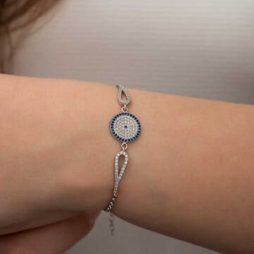 925 Ayar Gümüş Nazar Bileklik