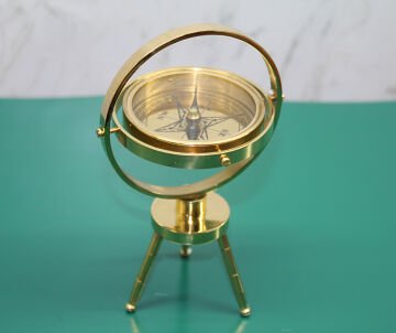 Pirinç Masa Üstü Pusula