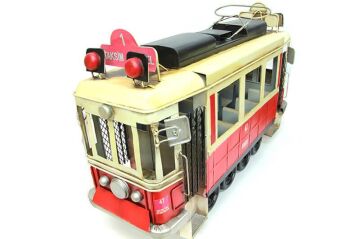 Metal Taksim Tramvay Büyük Biblo Dekoratif Hediyelik
