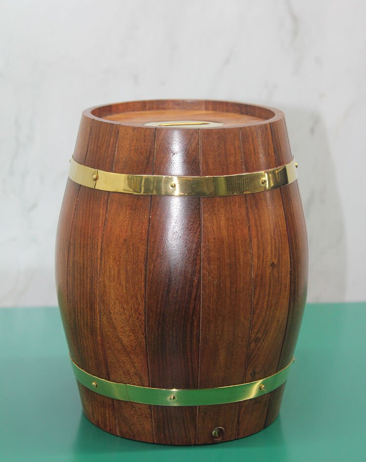 Pirinç Fıçı Kumbara