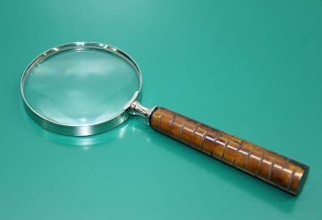 Boynuz Pirinç Büyüteç