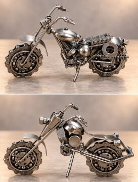 Metal Bilyeli Motor Orta Boy