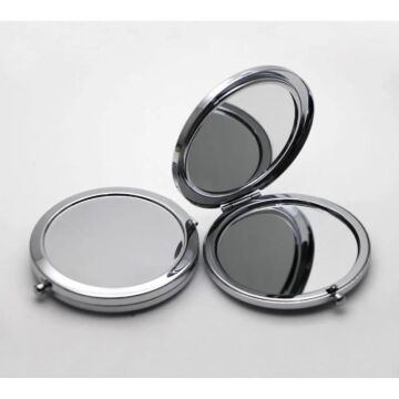 Metal Gri Cep Aynası 12 Adet