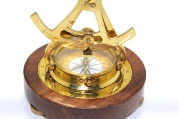 Masa Üstü Pusulalı Dürbün Modeli Dekoratif Hediyelik