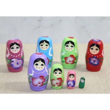 4'Lü Ahşap Matruşka