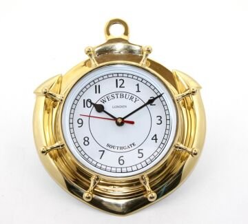 Pirinç Duvara Asmalı Çapalı Saat